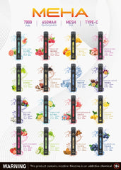 【 Q倉 】MEHA XBAR小黑條 一次性7000口